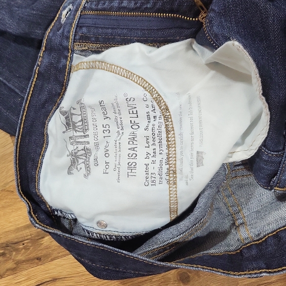 LEVI'S 559 Relaxed Fit Straight Leg Blue Denim Jeans 32x34 - Picture 9 of 15